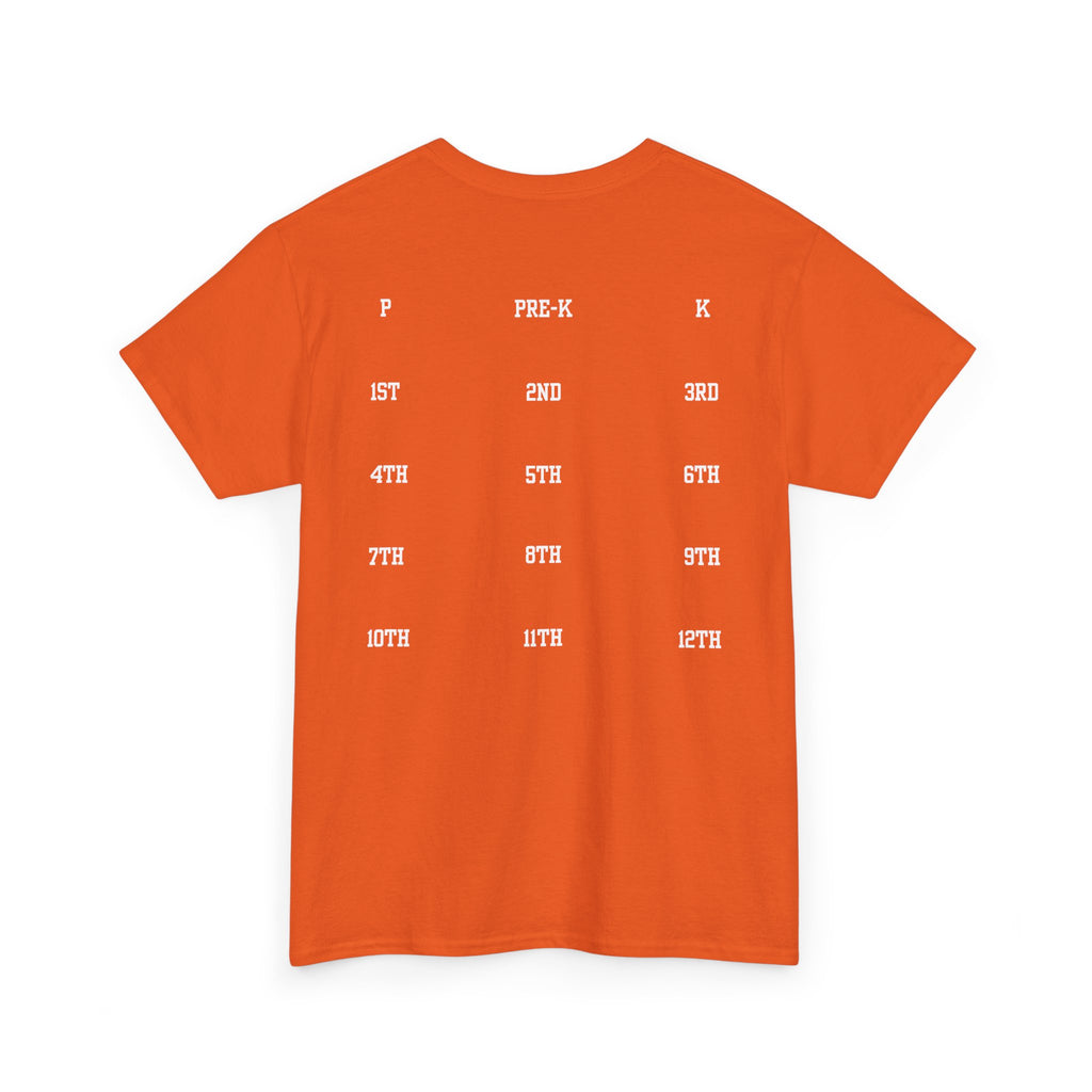 Class of 2039 Tee — Graduation Milestone Shirt (Includes Grade Progression Back)