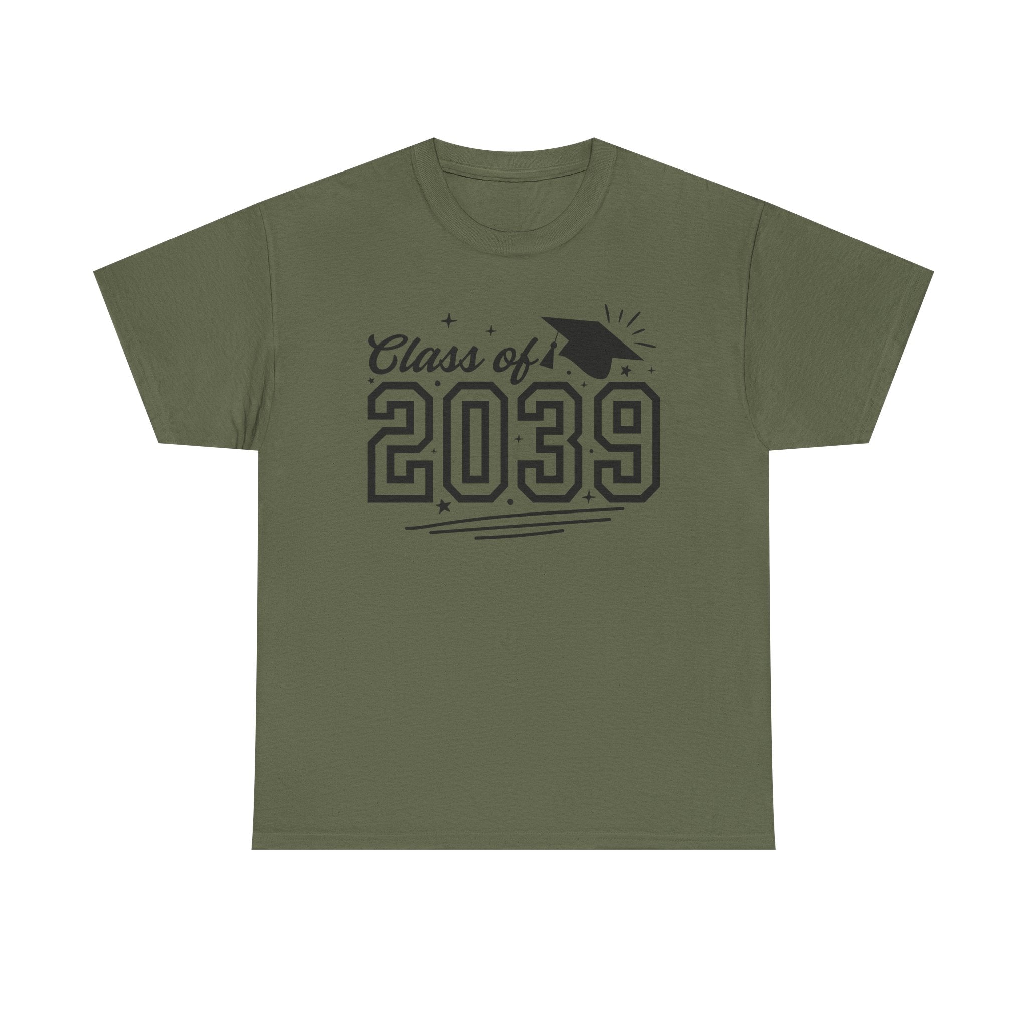 Class of 2039 T-Shirt — Kids Graduation Tee with Cap Graphic