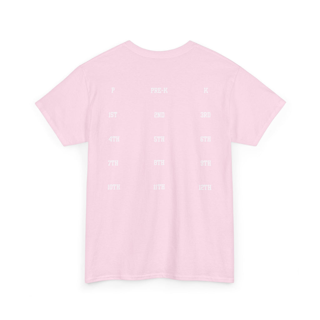 Class of 2039 Tee — Graduation Milestone Shirt (Includes Grade Progression Back)