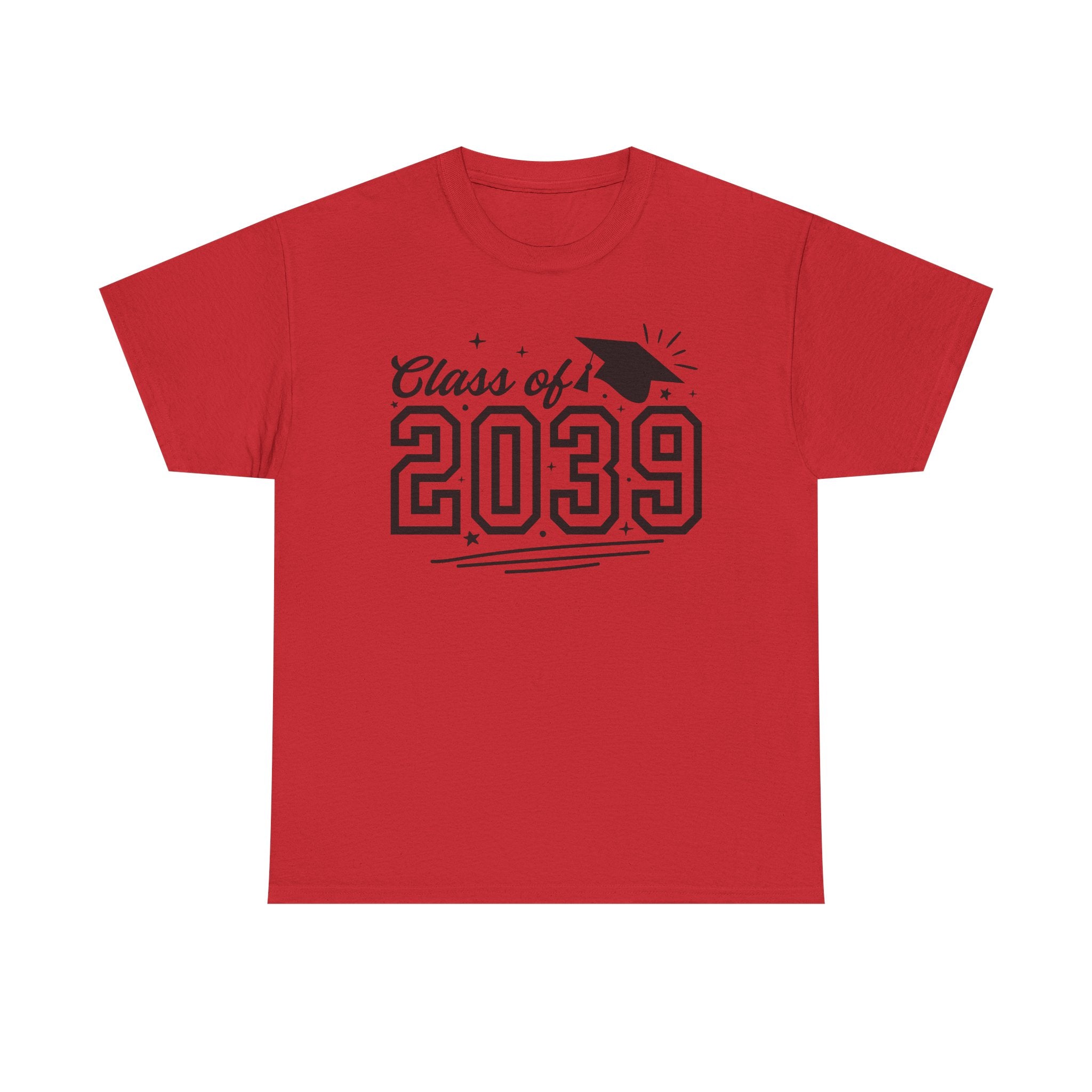 Class of 2039 T-Shirt — Kids Graduation Tee with Cap Graphic