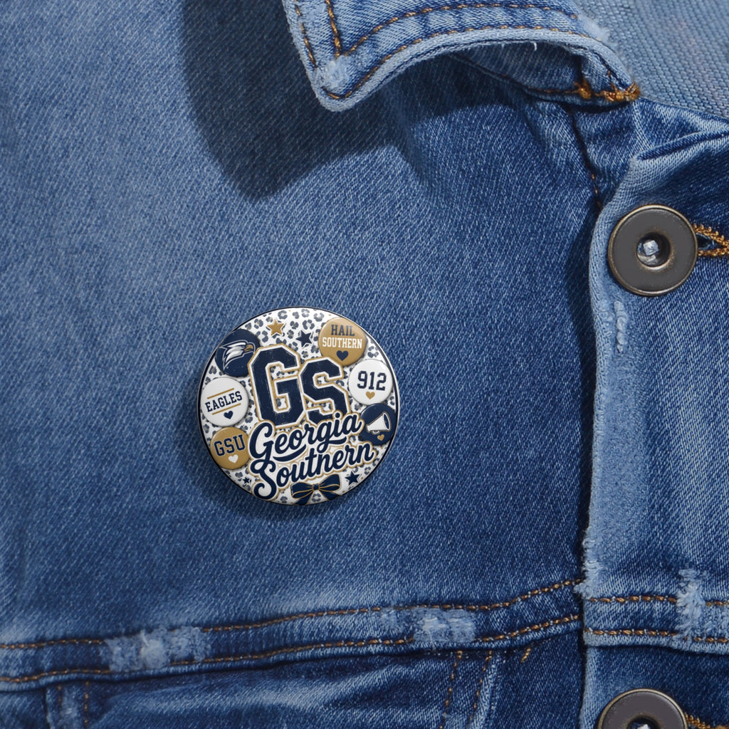 Georgia Southern GS School Spirit Pin Button — College Campus Jacket Pin