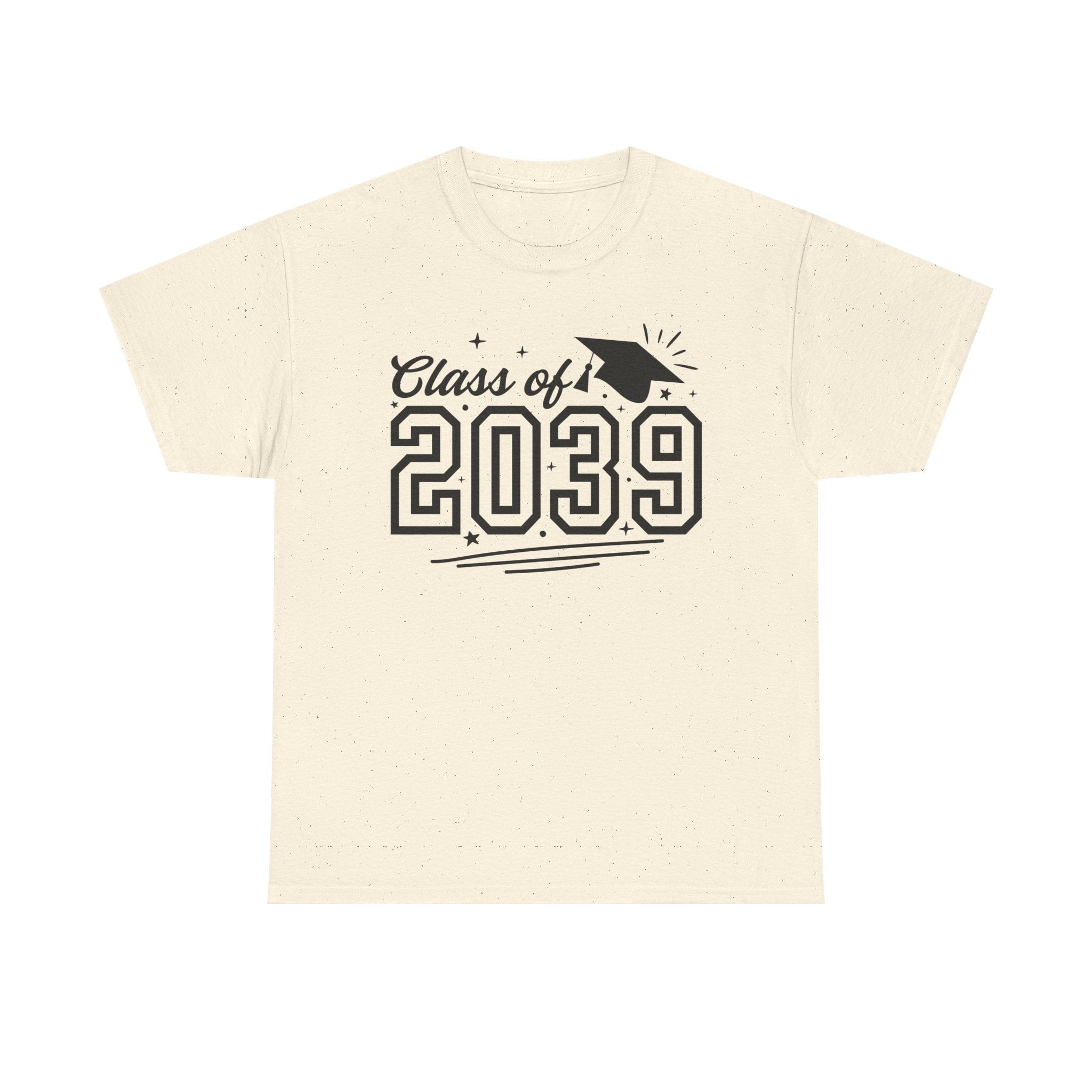 Class of 2039 T-Shirt — Kids Graduation Tee with Cap Graphic
