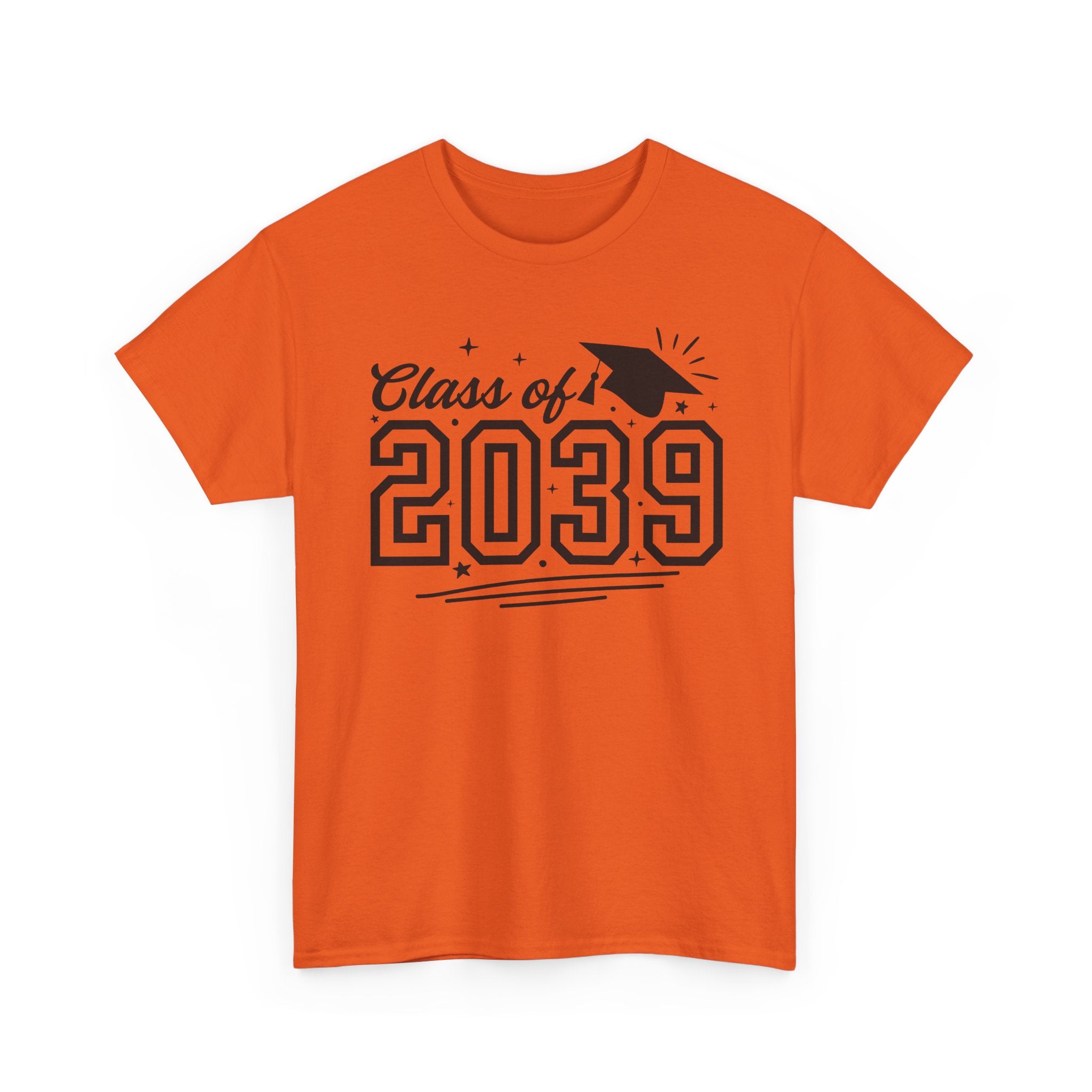 Class of 2039 T-Shirt — Kids Graduation Tee with Cap Graphic