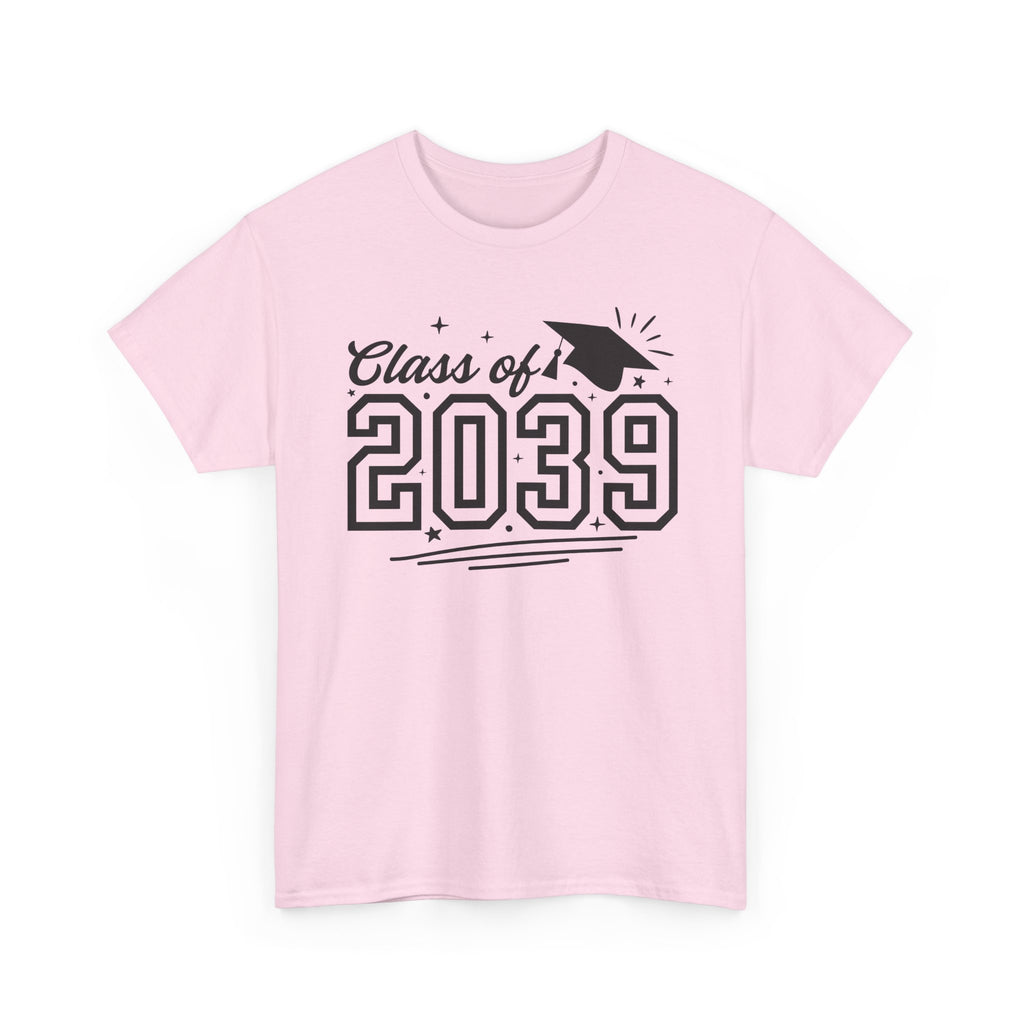 Class of 2039 T-Shirt — Kids Graduation Tee with Cap Graphic