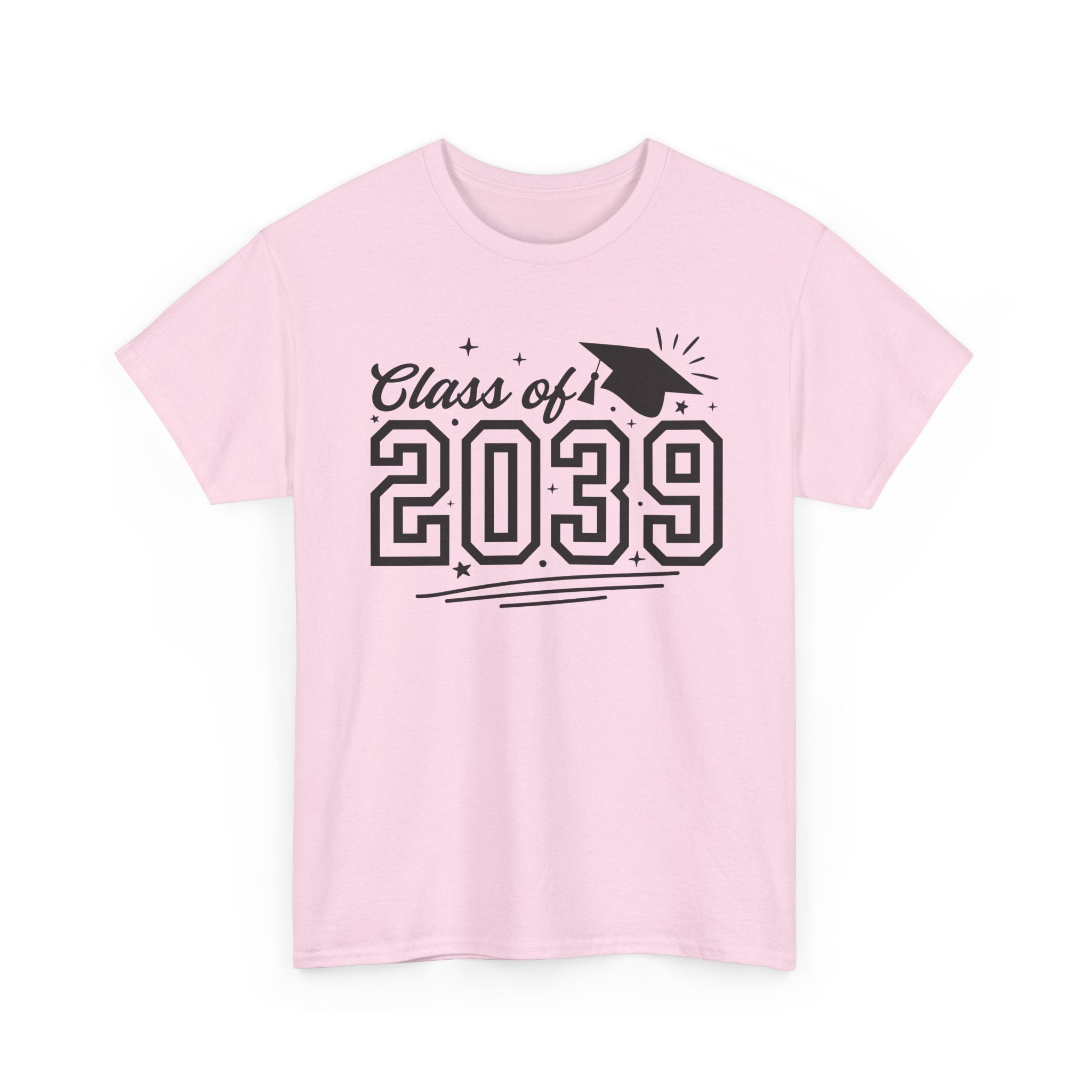 Class of 2039 T-Shirt — Kids Graduation Tee with Cap Graphic