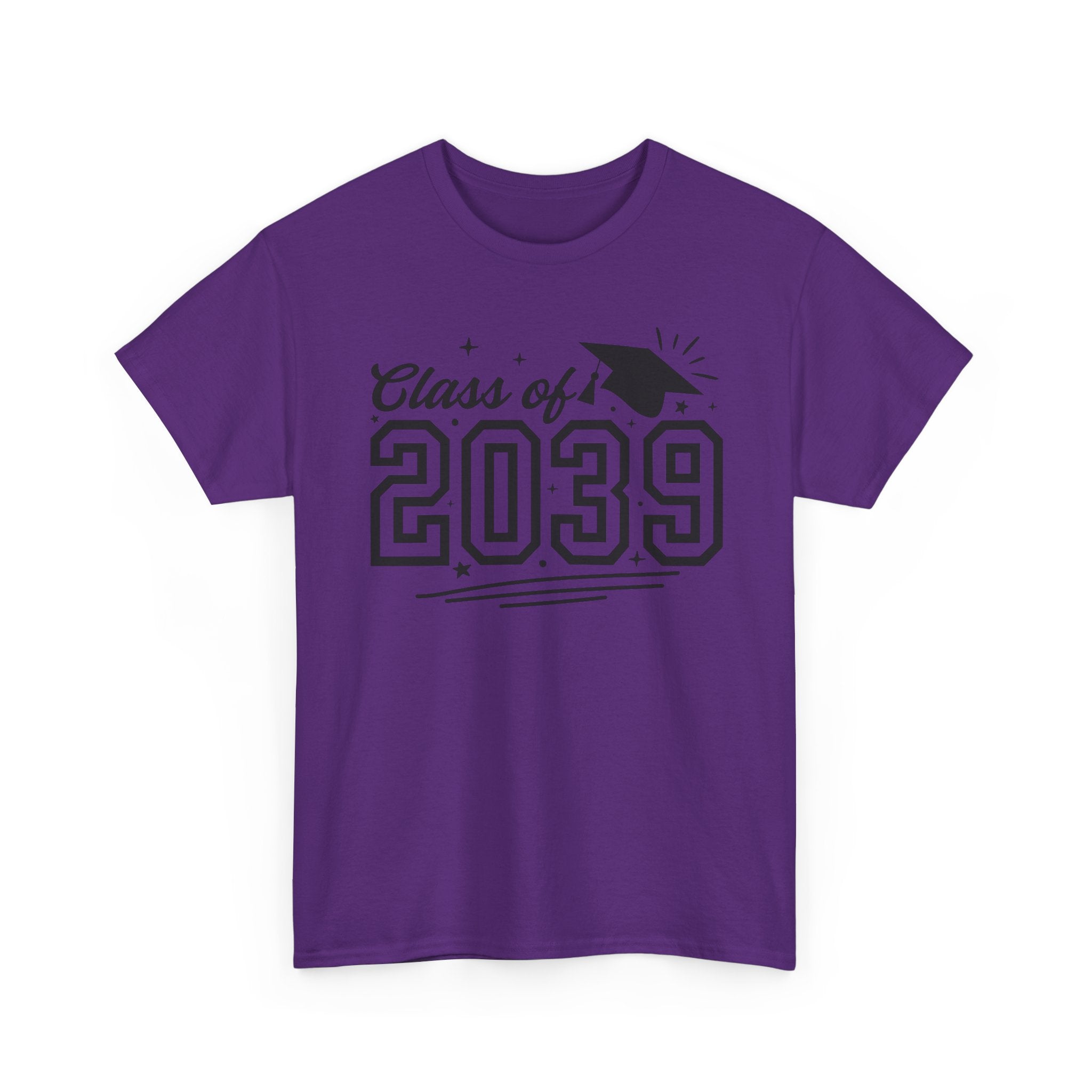 Class of 2039 T-Shirt — Kids Graduation Tee with Cap Graphic