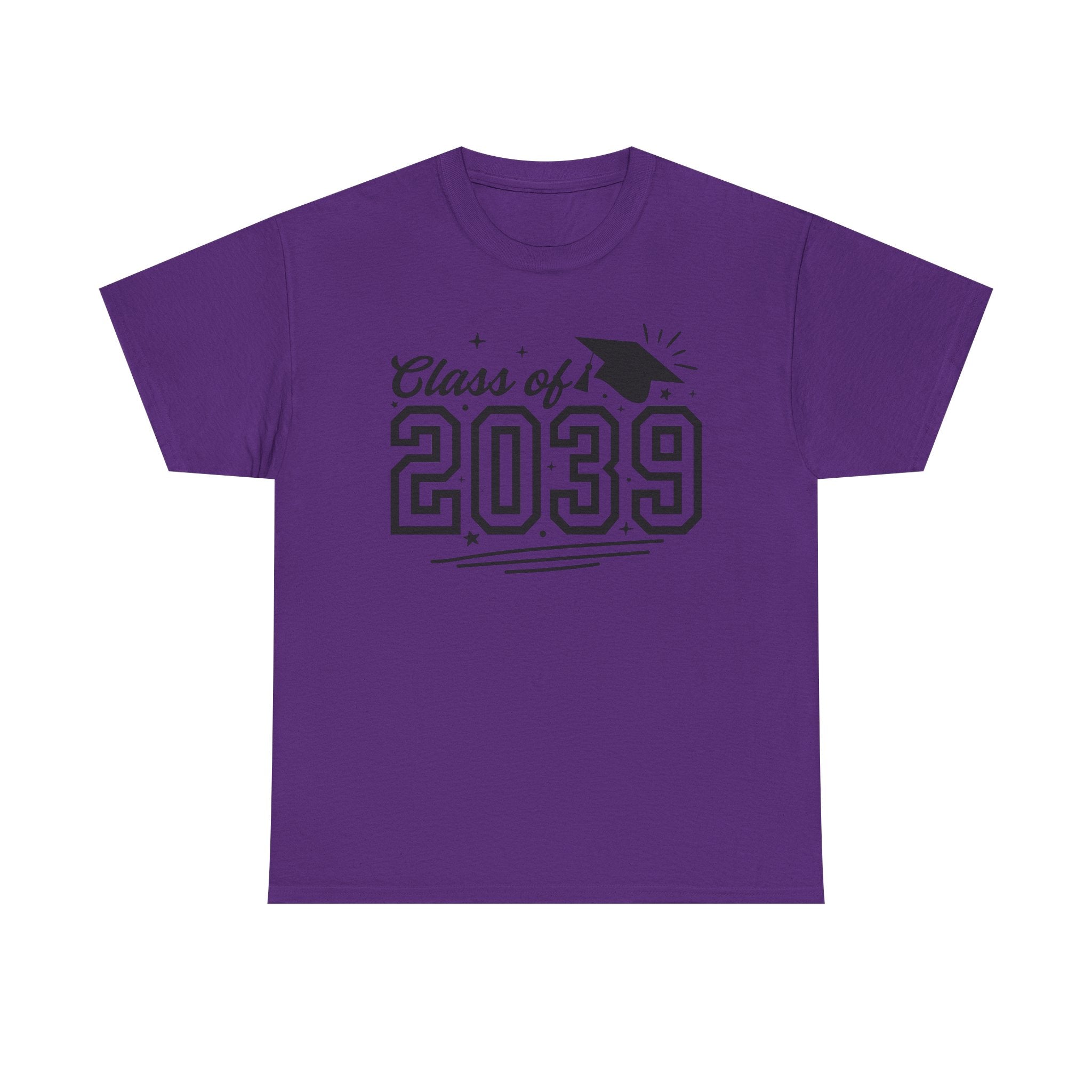 Class of 2039 T-Shirt — Kids Graduation Tee with Cap Graphic