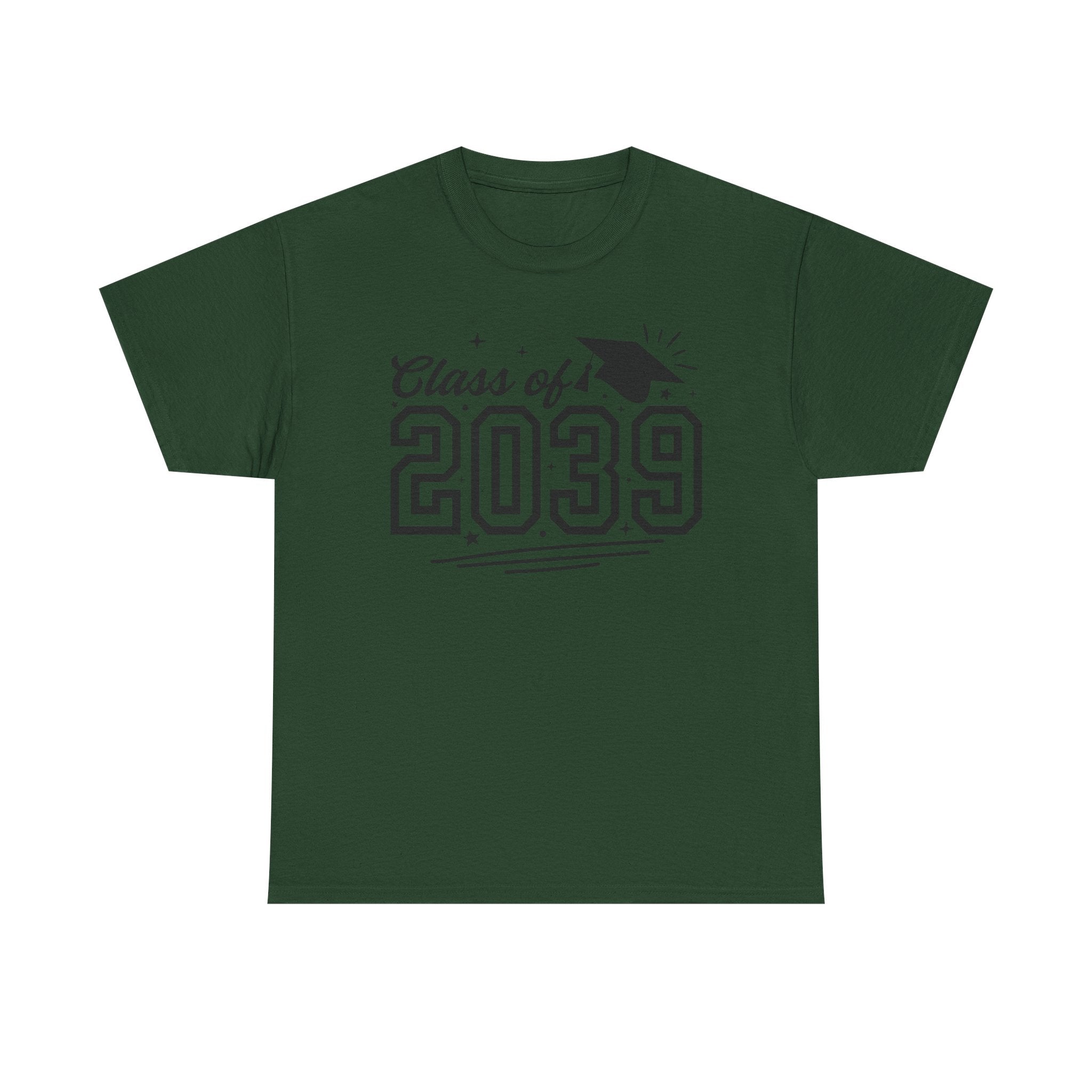 Class of 2039 T-Shirt — Kids Graduation Tee with Cap Graphic