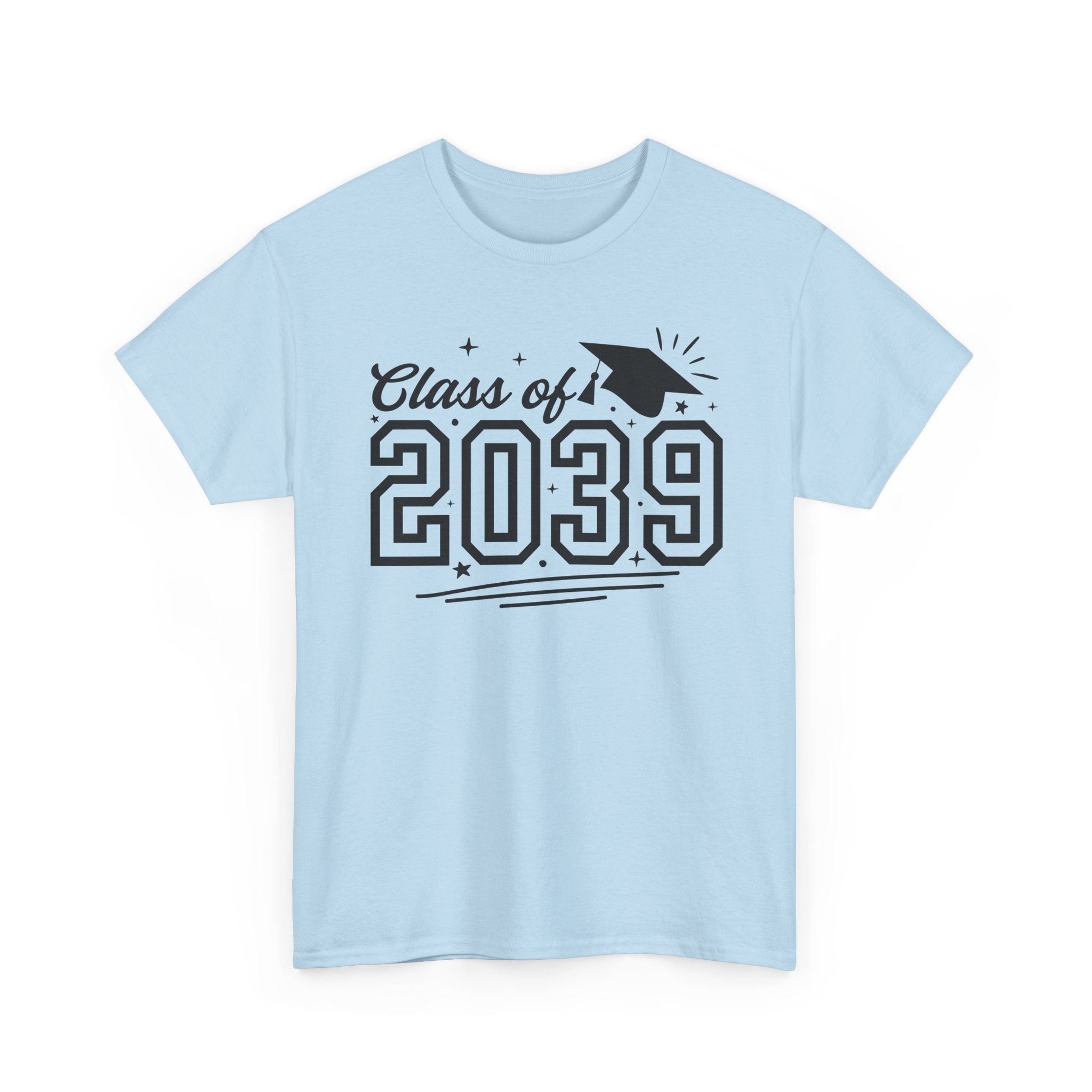 Class of 2039 T-Shirt — Kids Graduation Tee with Cap Graphic