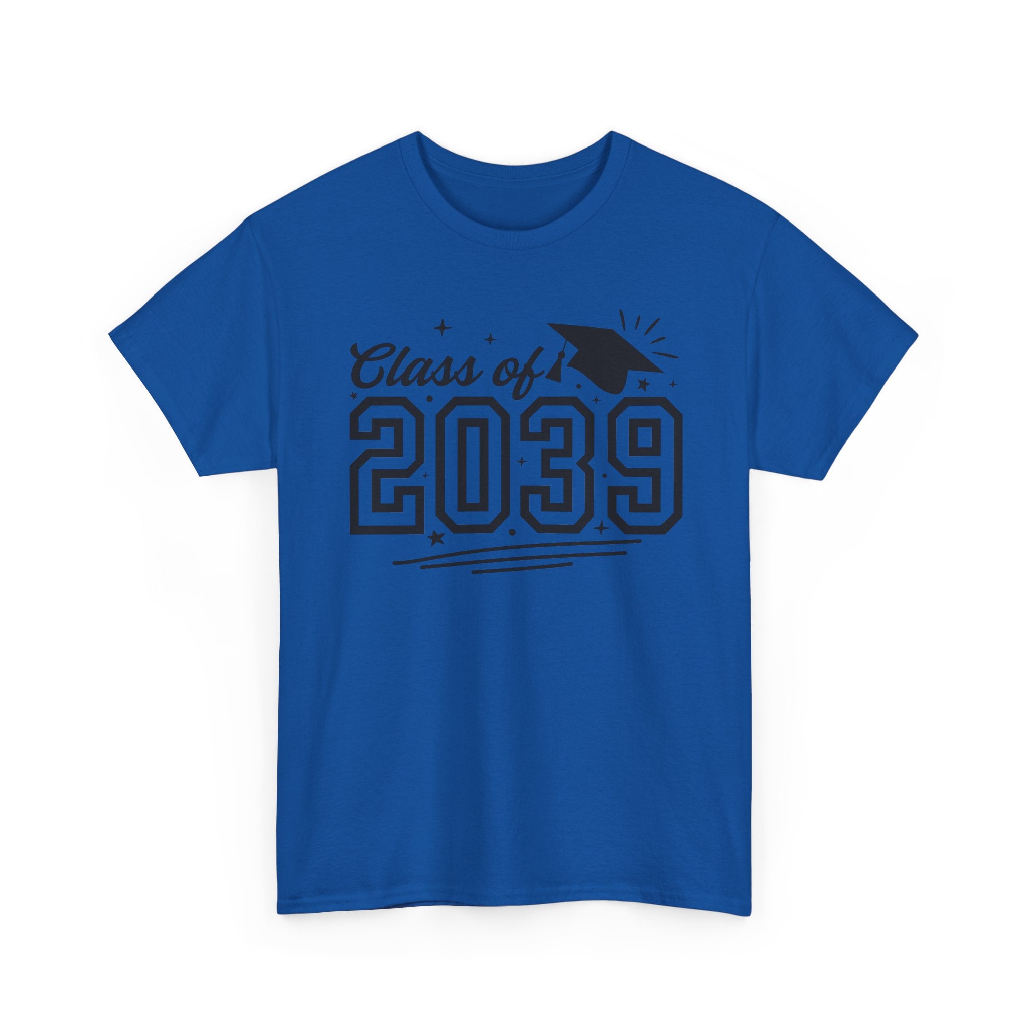 Class of 2039 T-Shirt — Kids Graduation Tee with Cap Graphic