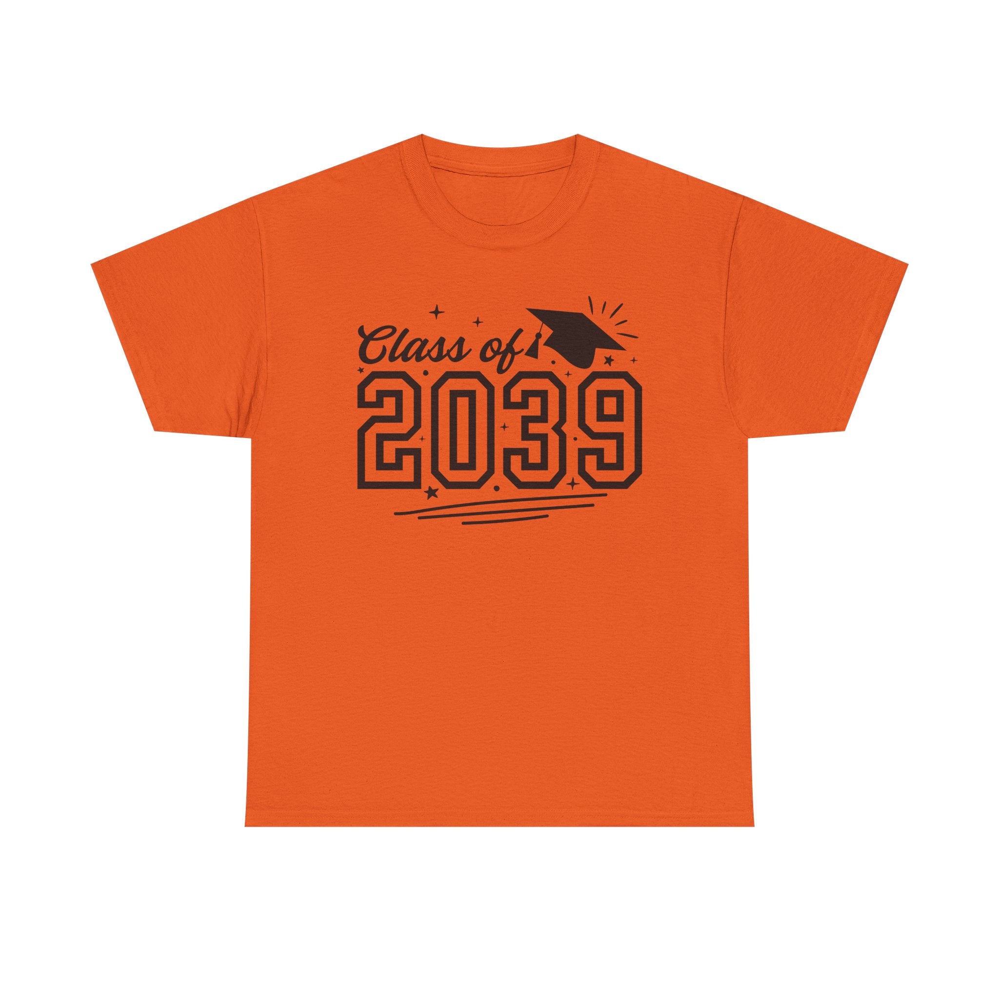 Class of 2039 T-Shirt — Kids Graduation Tee with Cap Graphic