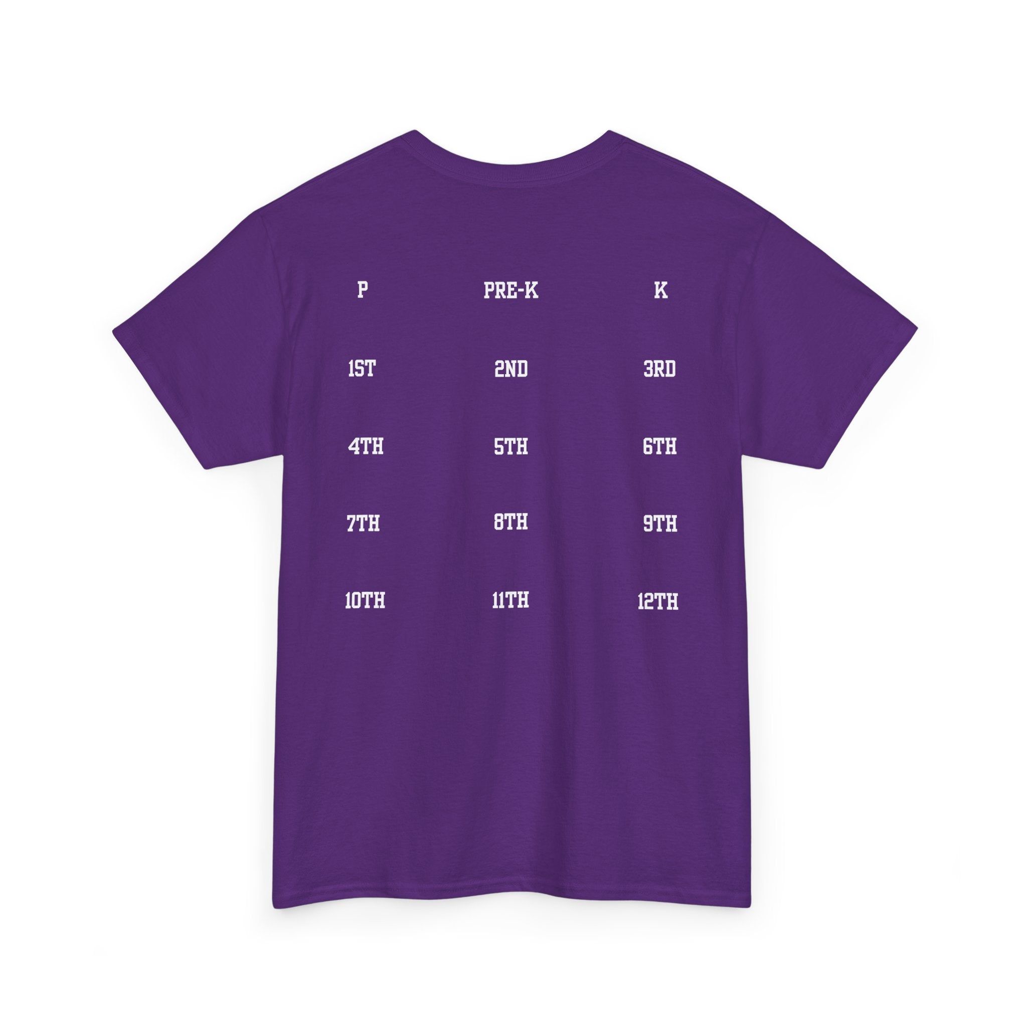 Class of 2039 Tee — Graduation Milestone Shirt (Includes Grade Progression Back)