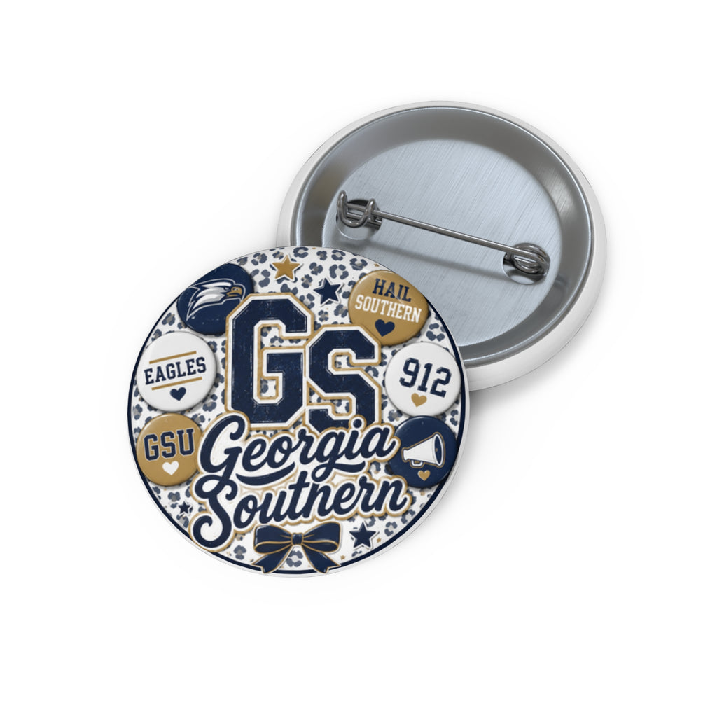 Georgia Southern GS School Spirit Pin Button — College Campus Jacket Pin