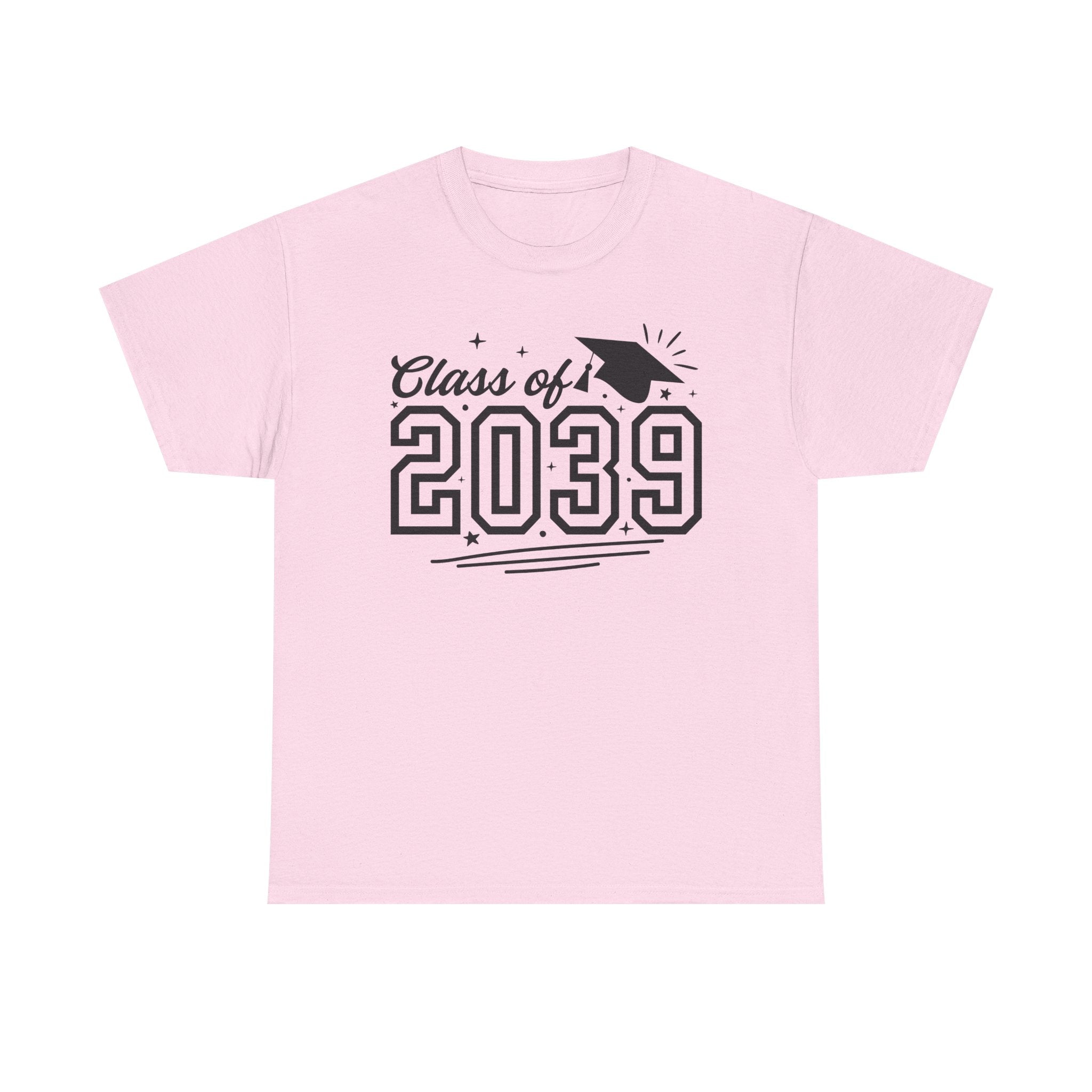 Class of 2039 T-Shirt — Kids Graduation Tee with Cap Graphic