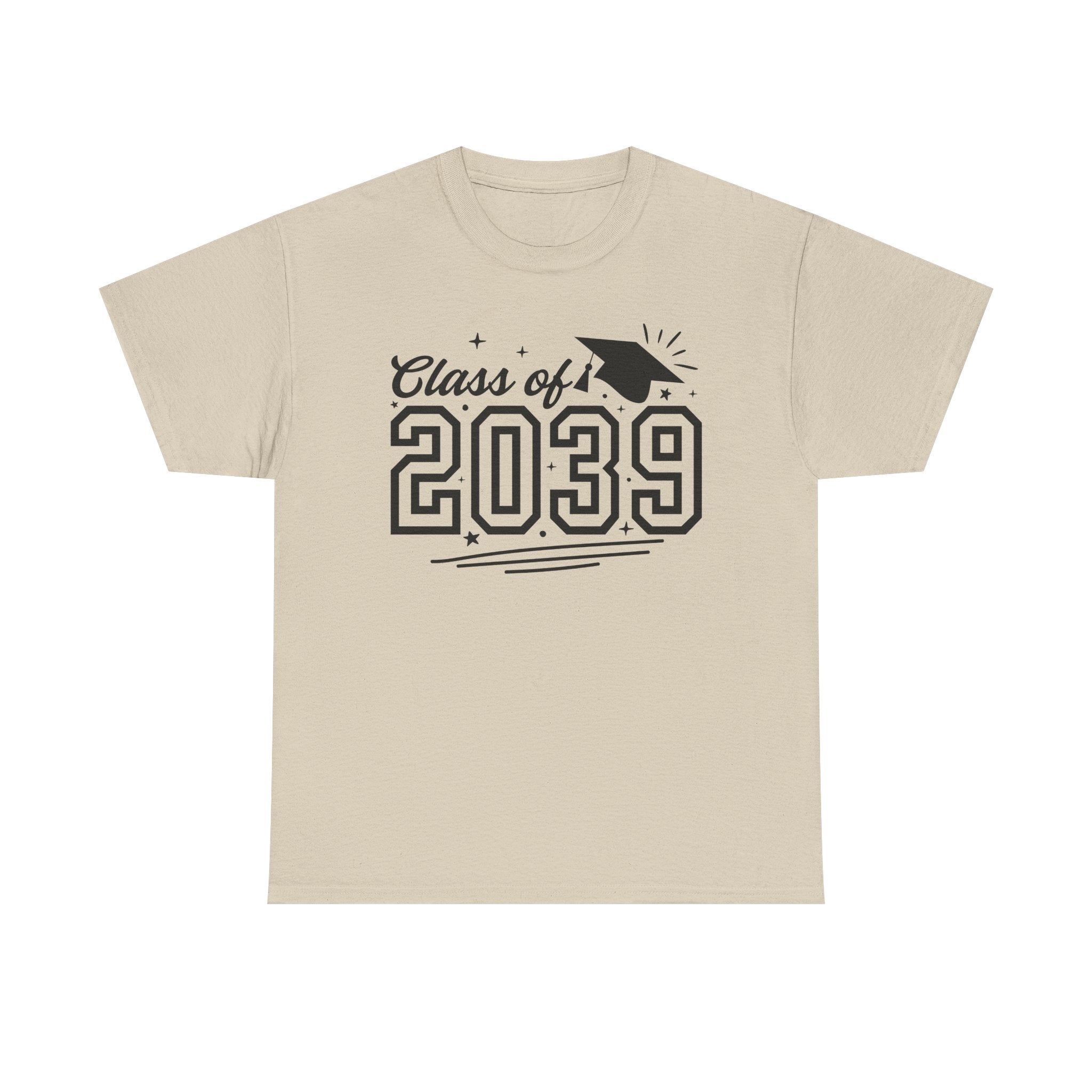 Class of 2039 T-Shirt — Kids Graduation Tee with Cap Graphic