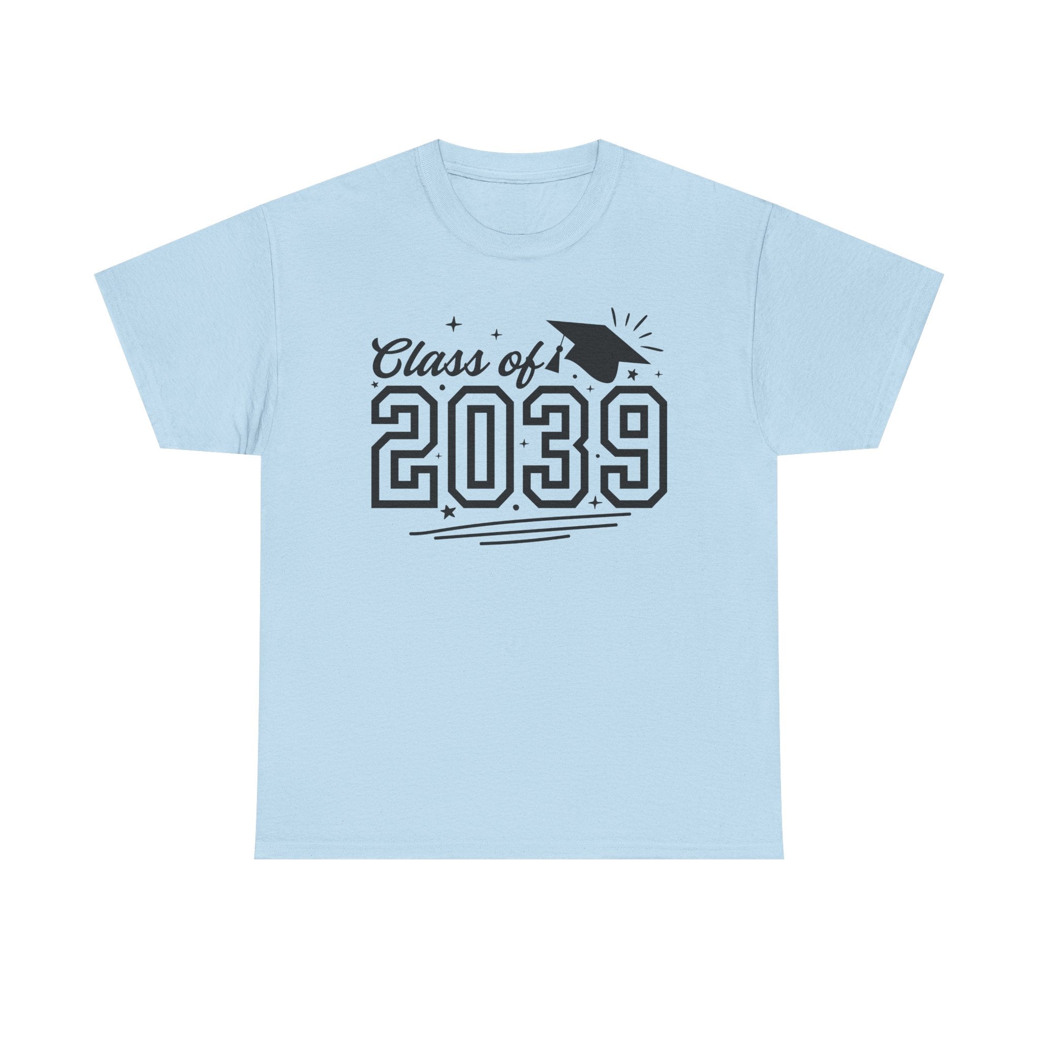 Class of 2039 T-Shirt — Kids Graduation Tee with Cap Graphic
