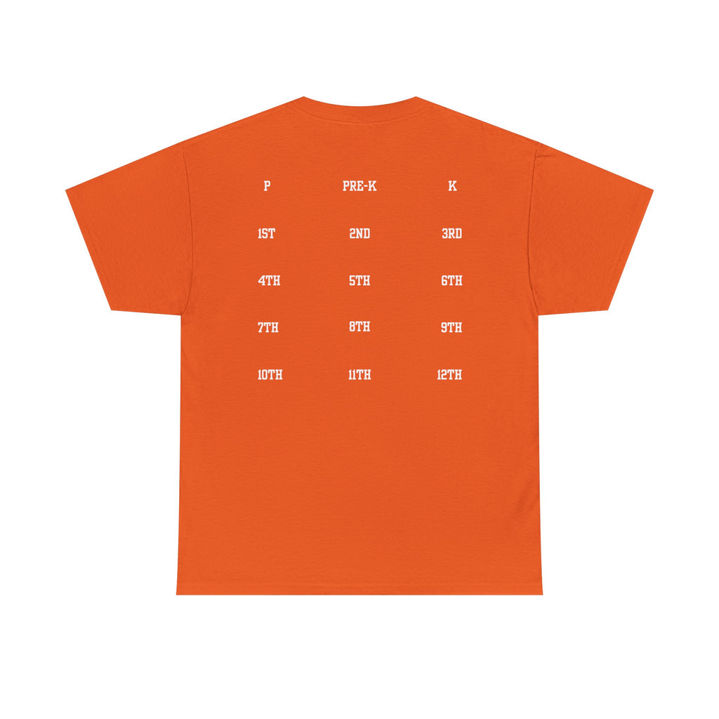 Class of 2039 Tee — Graduation Milestone Shirt (Includes Grade Progression Back)