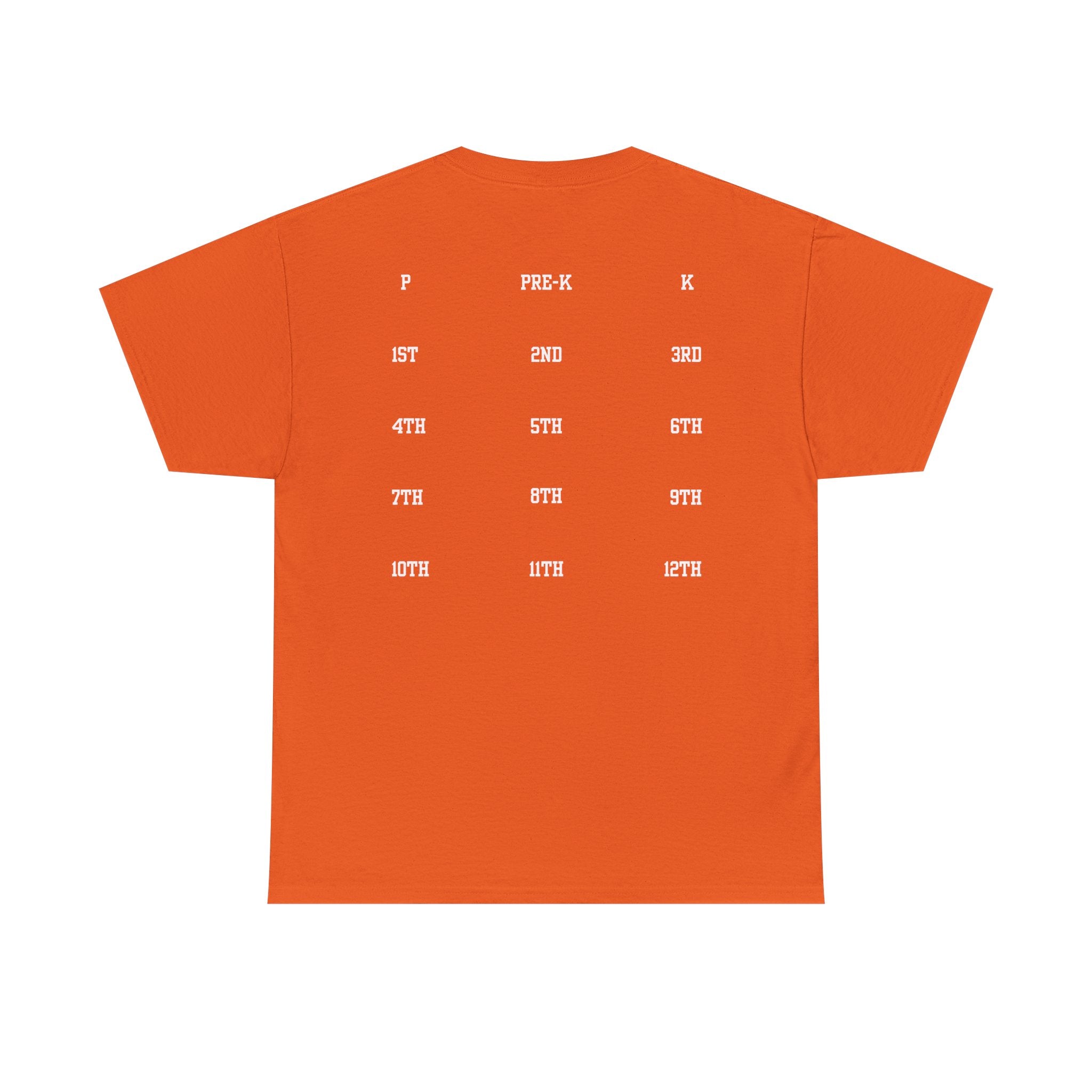 Class of 2039 Tee — Graduation Milestone Shirt (Includes Grade Progression Back)