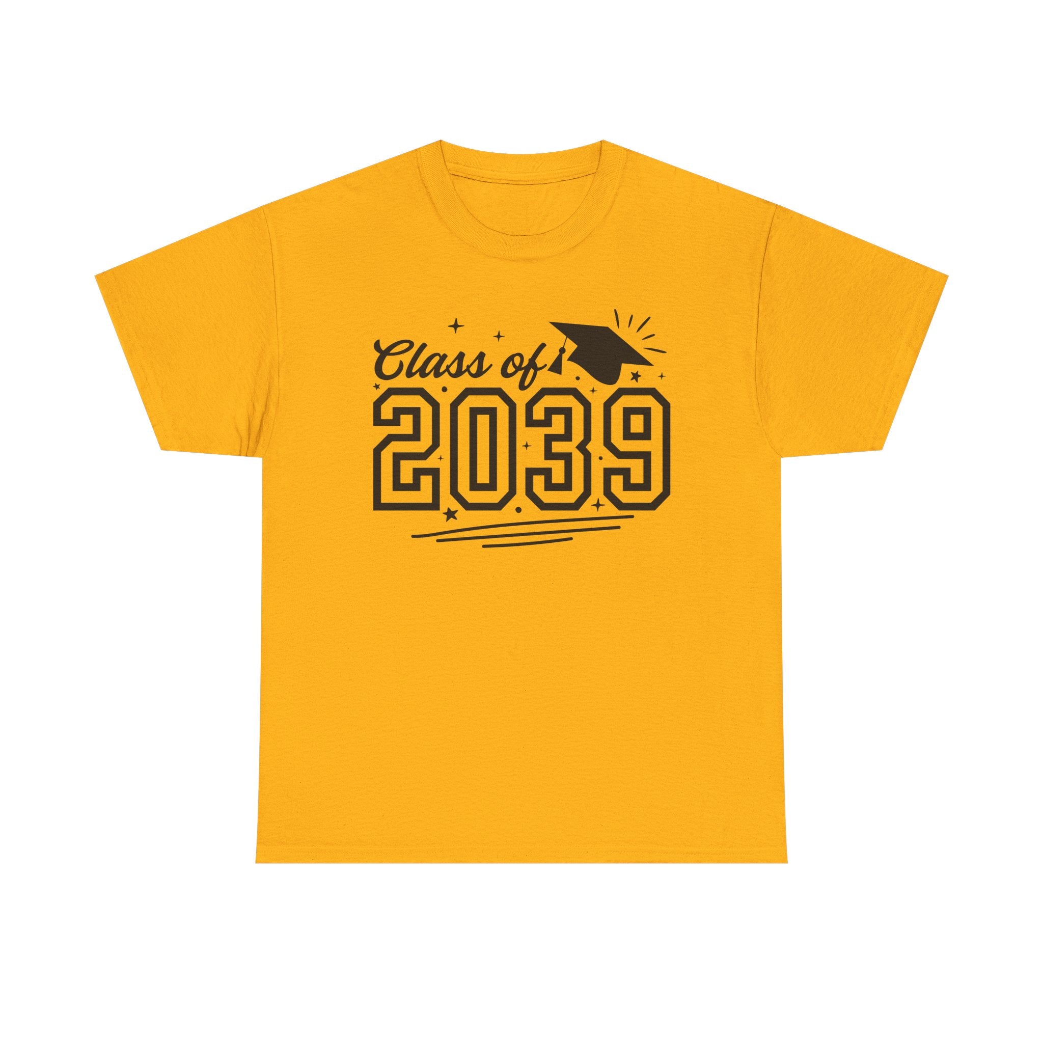 Class of 2039 T-Shirt — Kids Graduation Tee with Cap Graphic