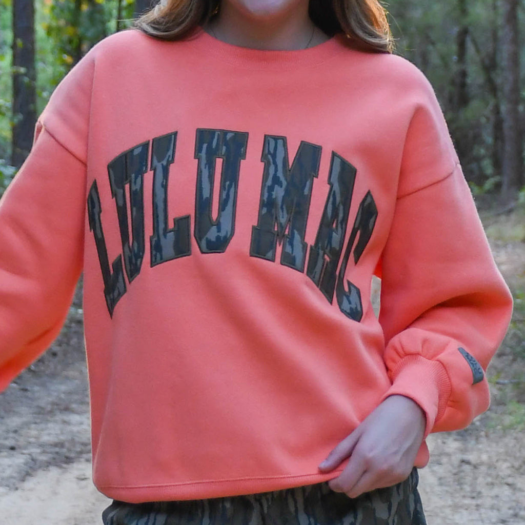 Lulu Mac x Mossy Oak Crewneck