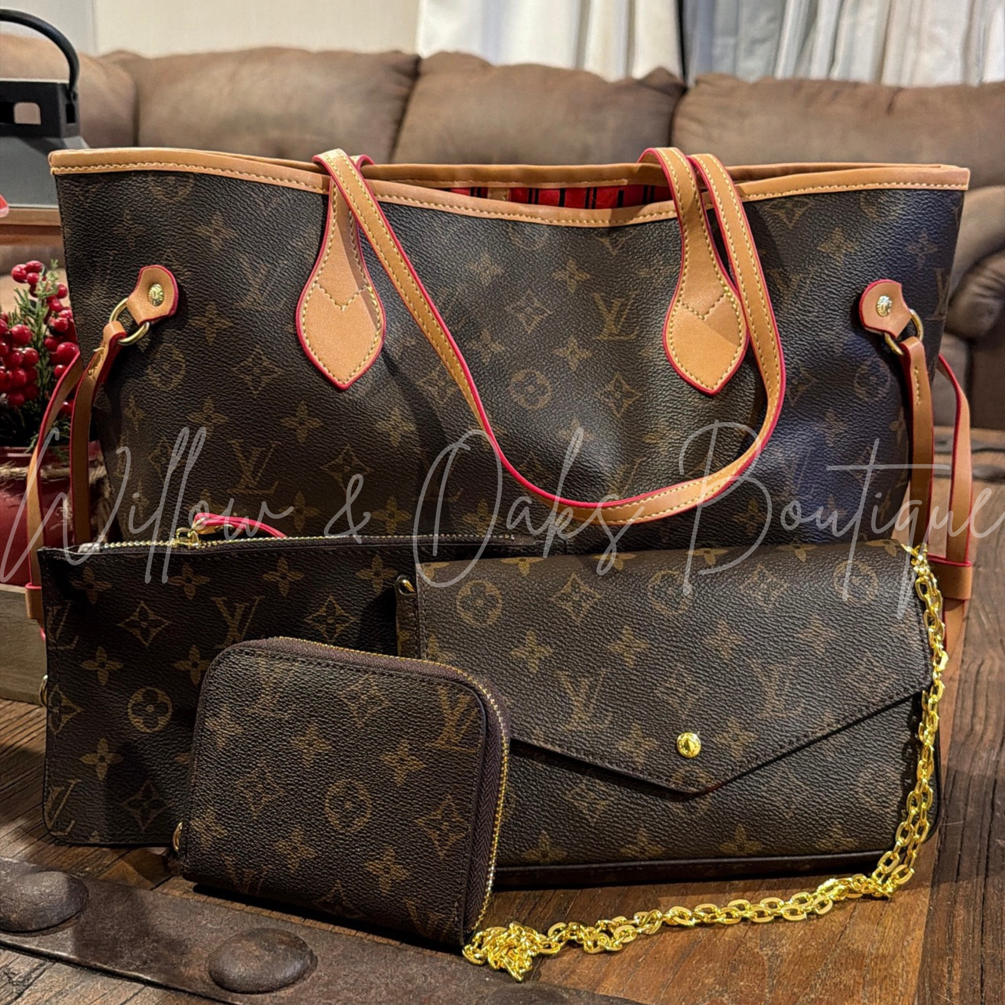Luxe - Monogram Bag Set