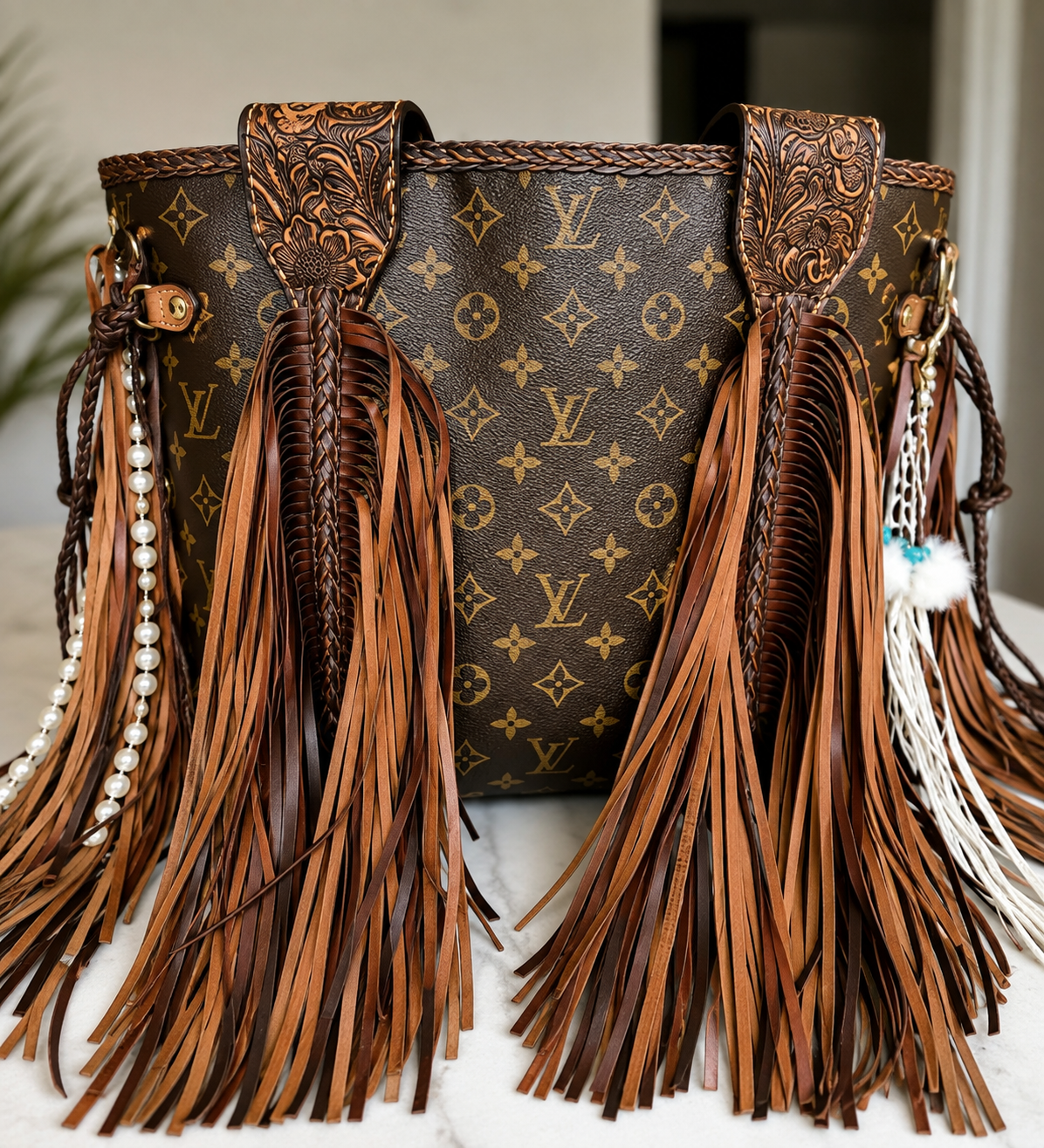 Luxe - Fringe NVFL Tooled Strap