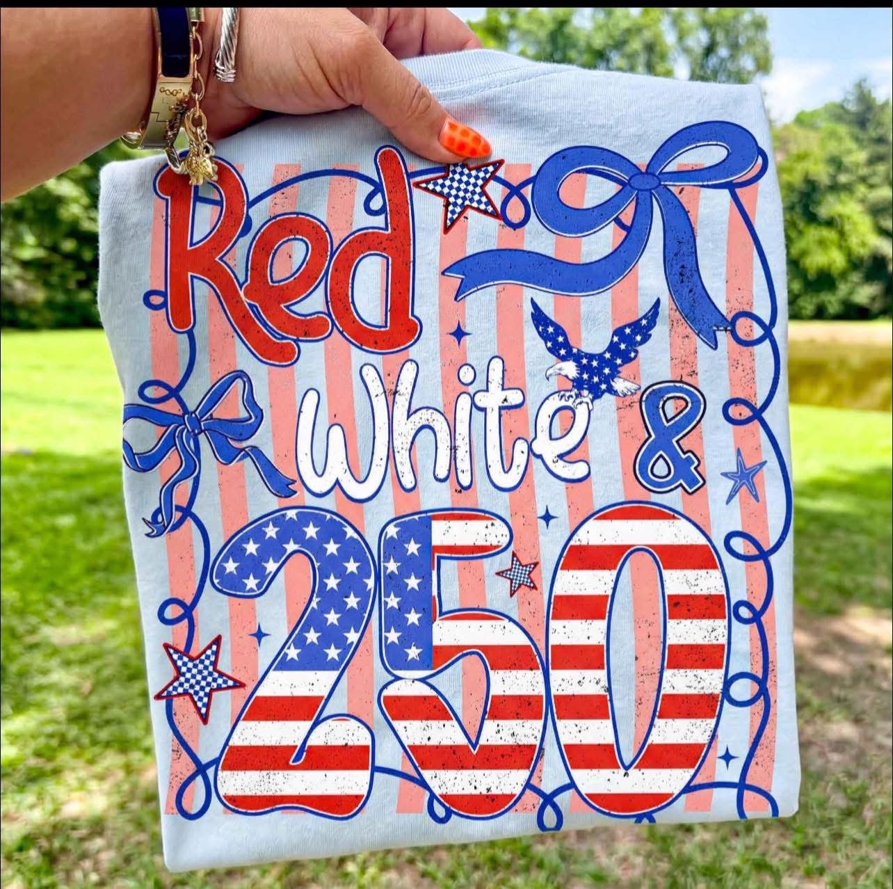 Red, White & 250 Patriotic Tee