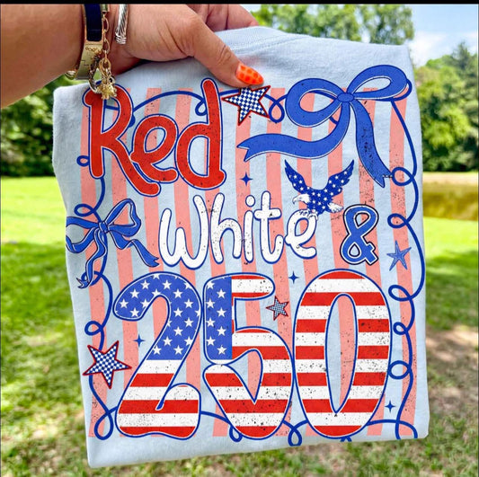 Red, White & 250 Patriotic Tee