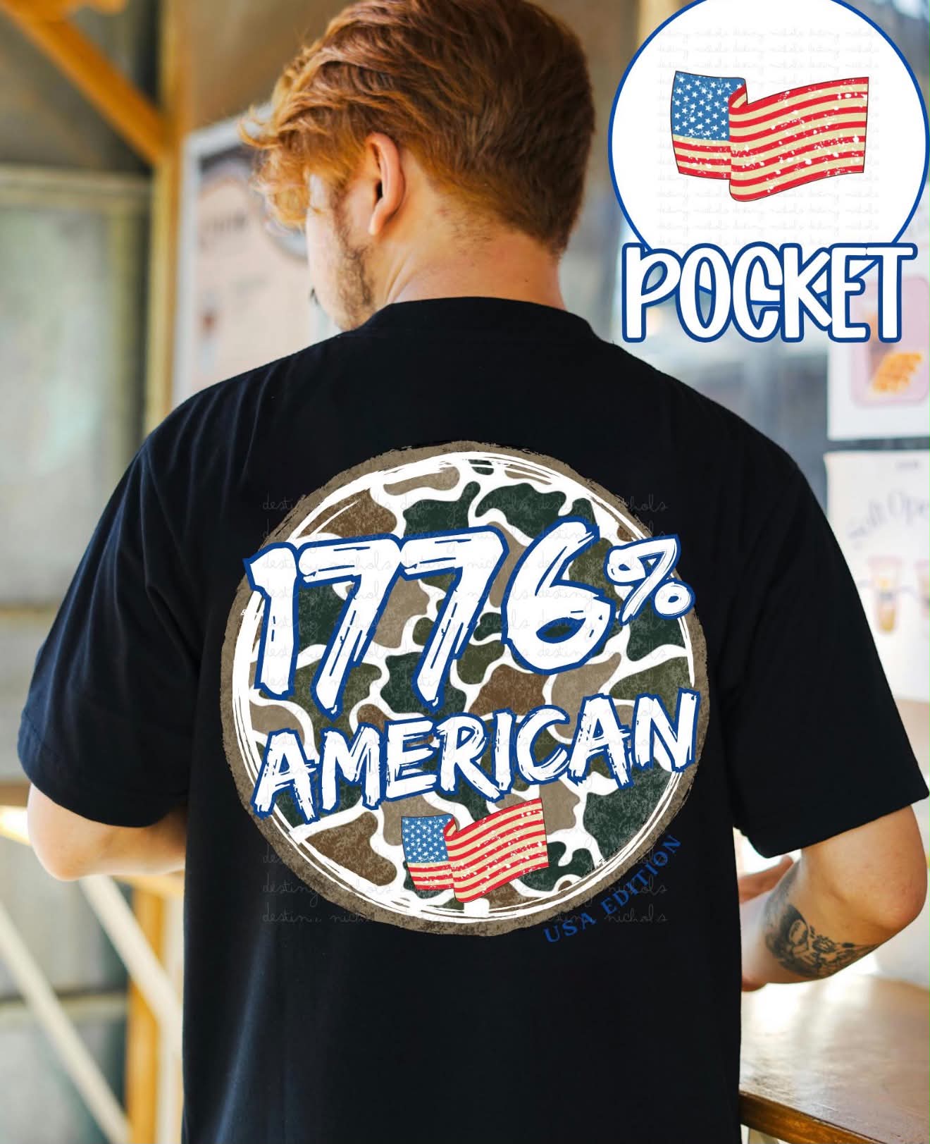 1776% American Patriotic Men’s Tee
