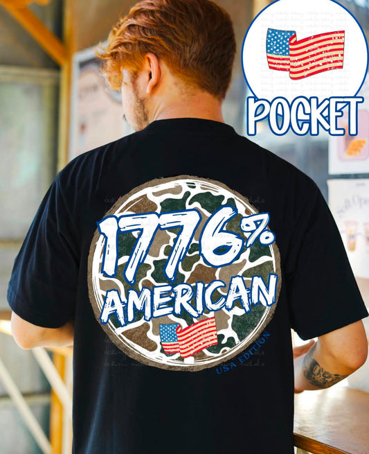 1776% American Patriotic Men’s Tee
