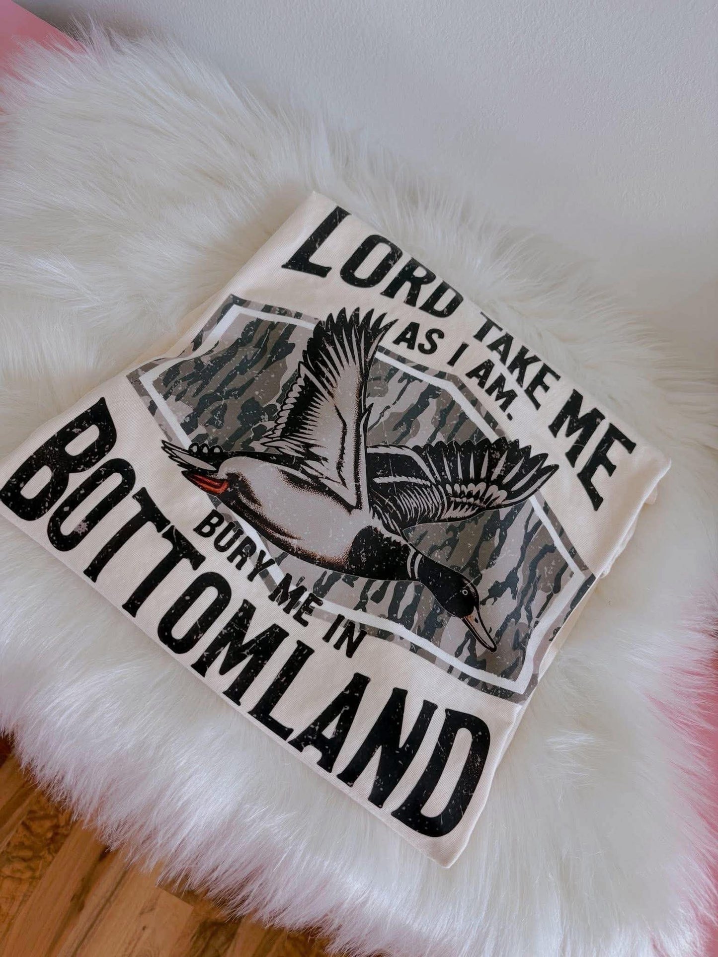 Lord Take Me As I Am Duck Hunting Tee