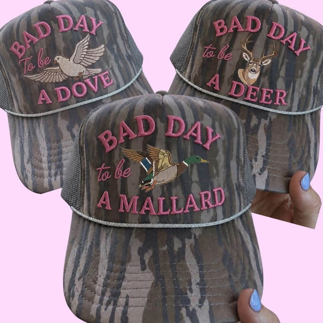 Embroidered Camo SnapBack Hat