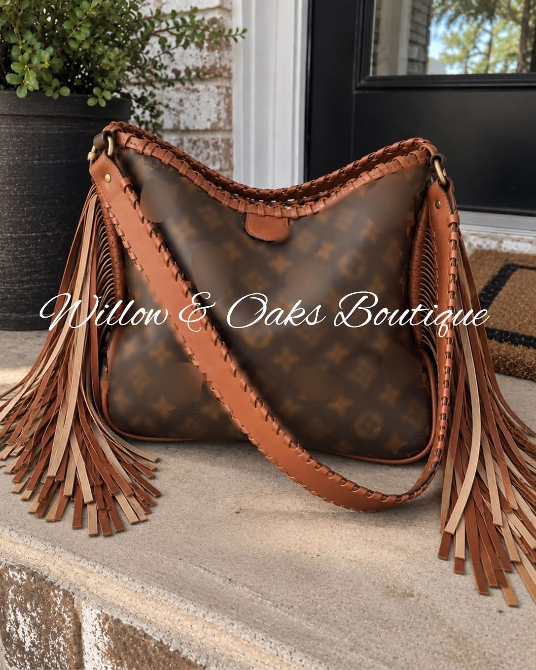 Luxe - Fringe Monogram Bag