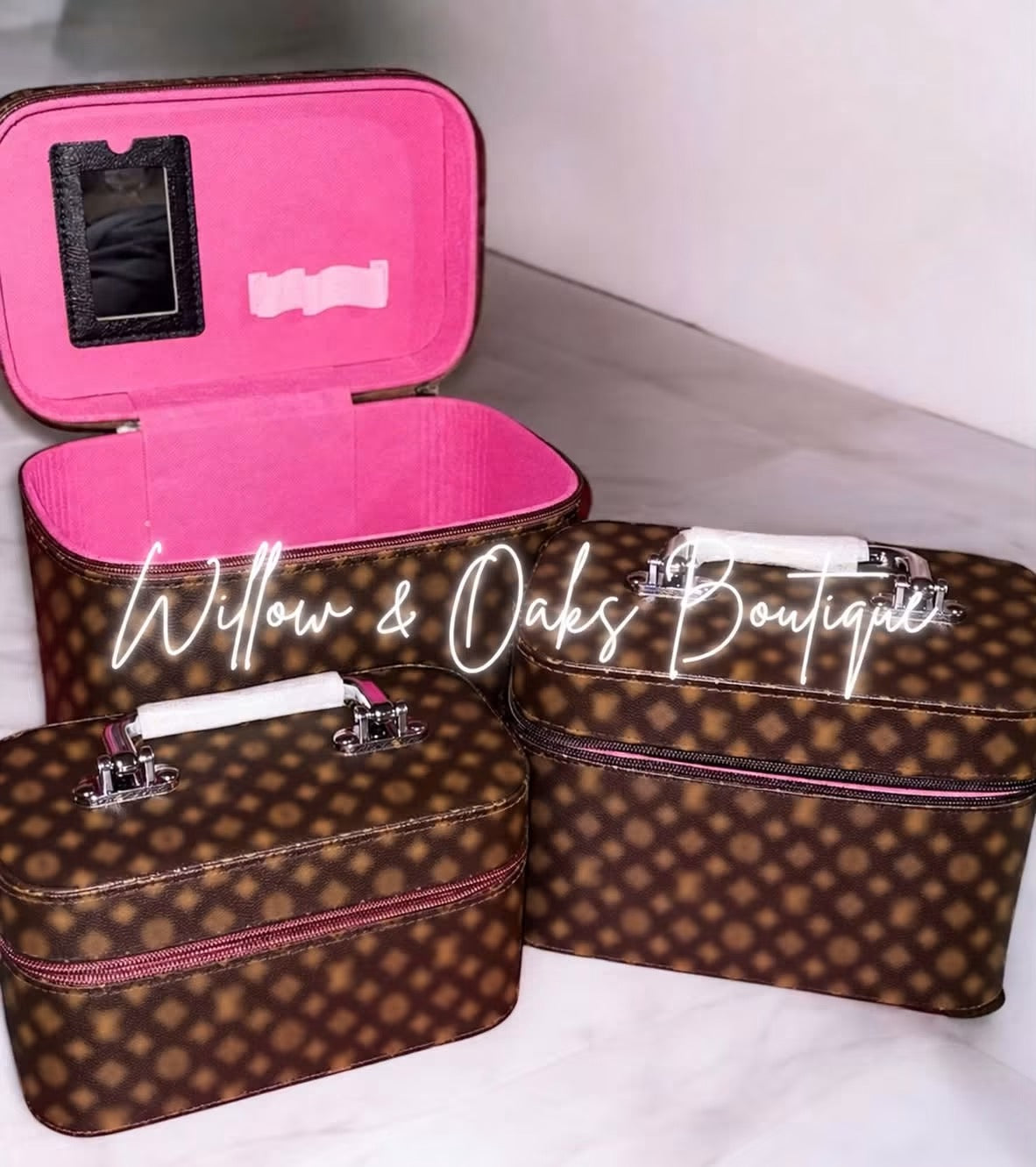 3pc Makeup Case Set